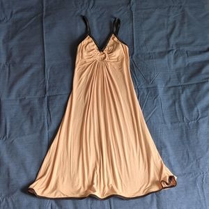 Michelle Jonas Keyhole Mini Slip Dress